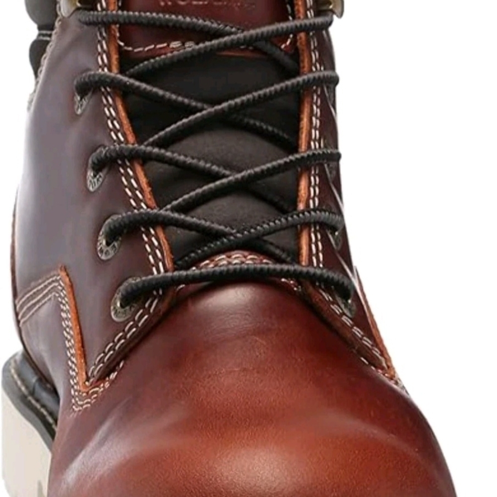 Wolverine Men's Dark Brown Leather Boots - Picture 4 of 6
